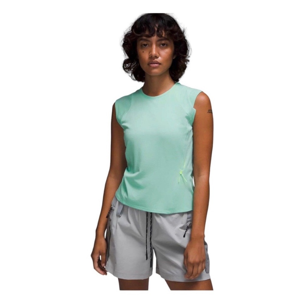 Lululemon Cap Sleeve Hiking Tank (mint)